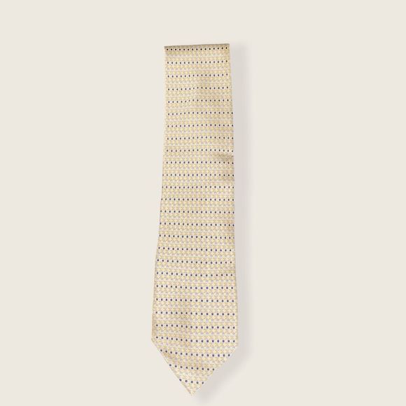 Men's NEO Bill Blass Chinese Silk Neck Tie - Picture 7 of 7